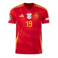 Camisa de time de futebol Espanha Lamine Yamal #19 Replicas 1º Equipamento Europeu 2024 Manga Curta